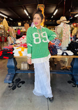 Load image into Gallery viewer, Karamel Collection - White Silk Ruffle Skirt Fall Colors Skirt
