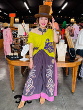 Load image into Gallery viewer, EMBROIDERY ELASTIC WASIT BAND WIDE PANTS
