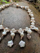 Load image into Gallery viewer, HC - Star Charm Chocker White Pearls OOAK
