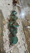Load image into Gallery viewer, A Rare Bird -Turquoise In Sterling Silver Bracelet  ( one of the kind)
