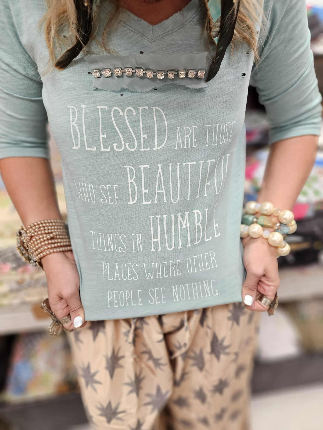 A Rare Bird -Blessed Beautiful Humble tee
