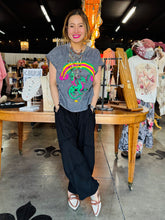 Load image into Gallery viewer, I Love Line - Black Linen Harem Pants
