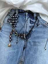 Load image into Gallery viewer, HC-Bow Tie Pearls Necklace
