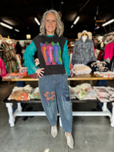 Load image into Gallery viewer, Varsity Rodeo - Triple Neon Horse Tee
