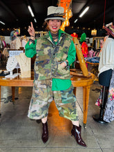Load image into Gallery viewer, Indi &amp; Sai - Vintage Camo Harem Pocket Pant
