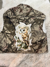 Load image into Gallery viewer, Camo Denim Jacket With Owl 🦉 Vest
