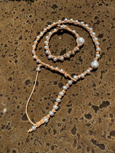 Load image into Gallery viewer, HC - Big Ball Sideway Upside Down Knot Pearls Necklace
