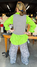 Load image into Gallery viewer, Gray Scale Linen Harem Pants
