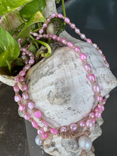 Load image into Gallery viewer, Pink Lady Necklace 18”
