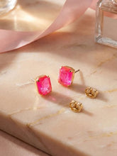Load image into Gallery viewer, SORRELLI - Octavia Stud Earrings  Electric Pink
