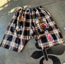 Load image into Gallery viewer, Indi And Sai - Patchwork Harem Pant Cargo Pcket

