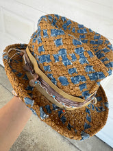 Load image into Gallery viewer, HC  - DENIM/STRAW HAT
