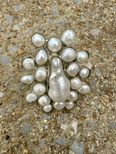 Load image into Gallery viewer, A Rare Bird - Adjustable Large Pearl Stones Ring
