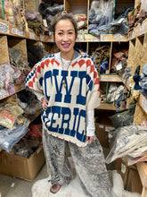 Load image into Gallery viewer, I Love Linen - Howdy America Collared Top

