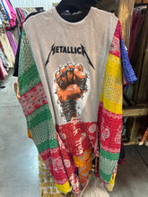 Load image into Gallery viewer, Indi and Sai - Upcycle Kantha Band Tee One OF The Kind
