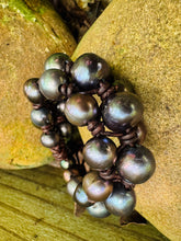 Load image into Gallery viewer, HC - Triple Trouble Black Pearl Bracelet
