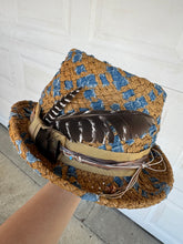 Load image into Gallery viewer, HC  - DENIM/STRAW HAT
