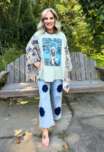 Load image into Gallery viewer, Janis Joplin Print Poncho Sleeve Top
