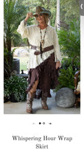 Load image into Gallery viewer, Jaded Gypsy - Whispering Hour Wrap Skirt
