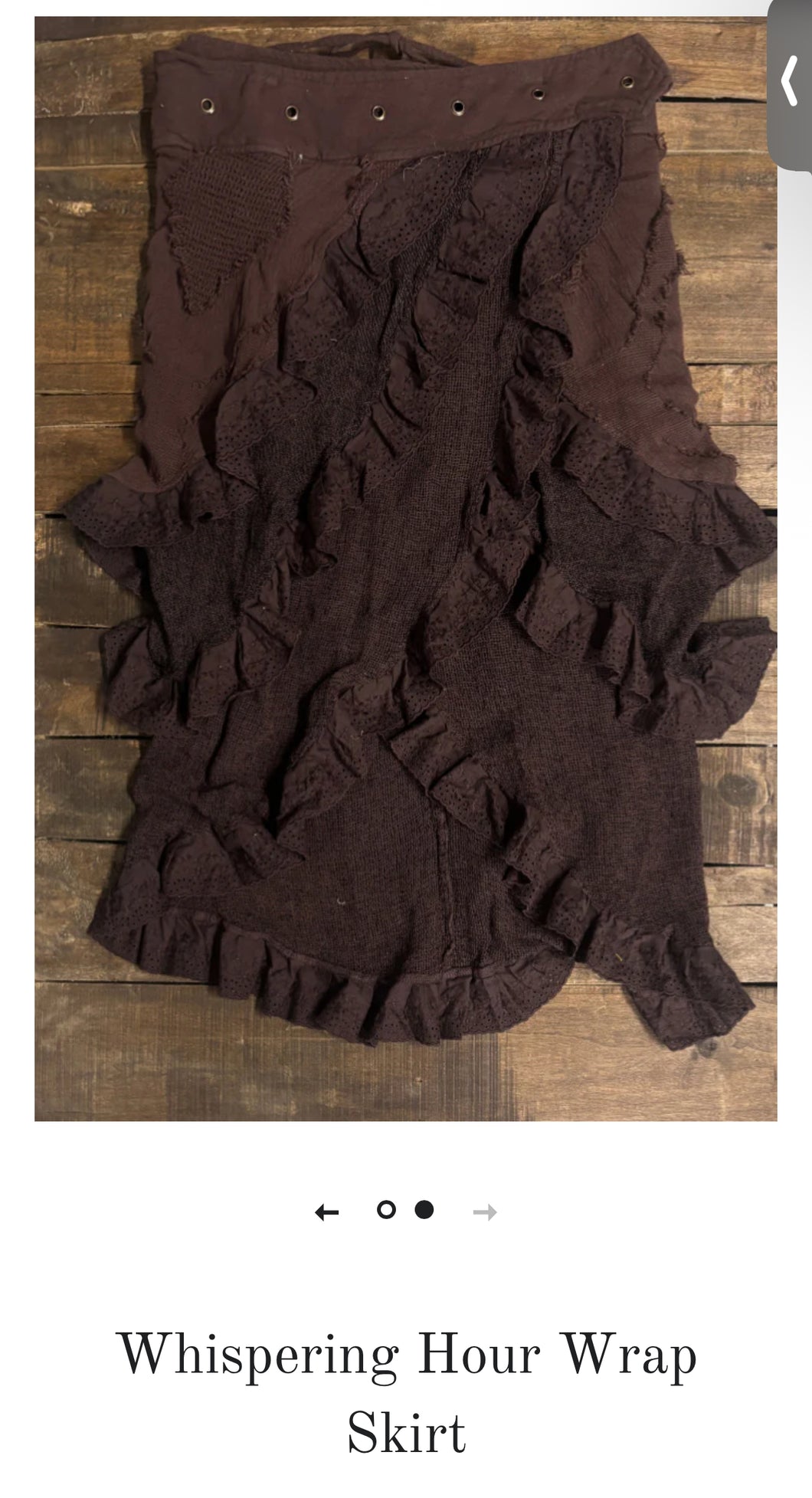 Jaded Gypsy - Whispering Hour Wrap Skirt