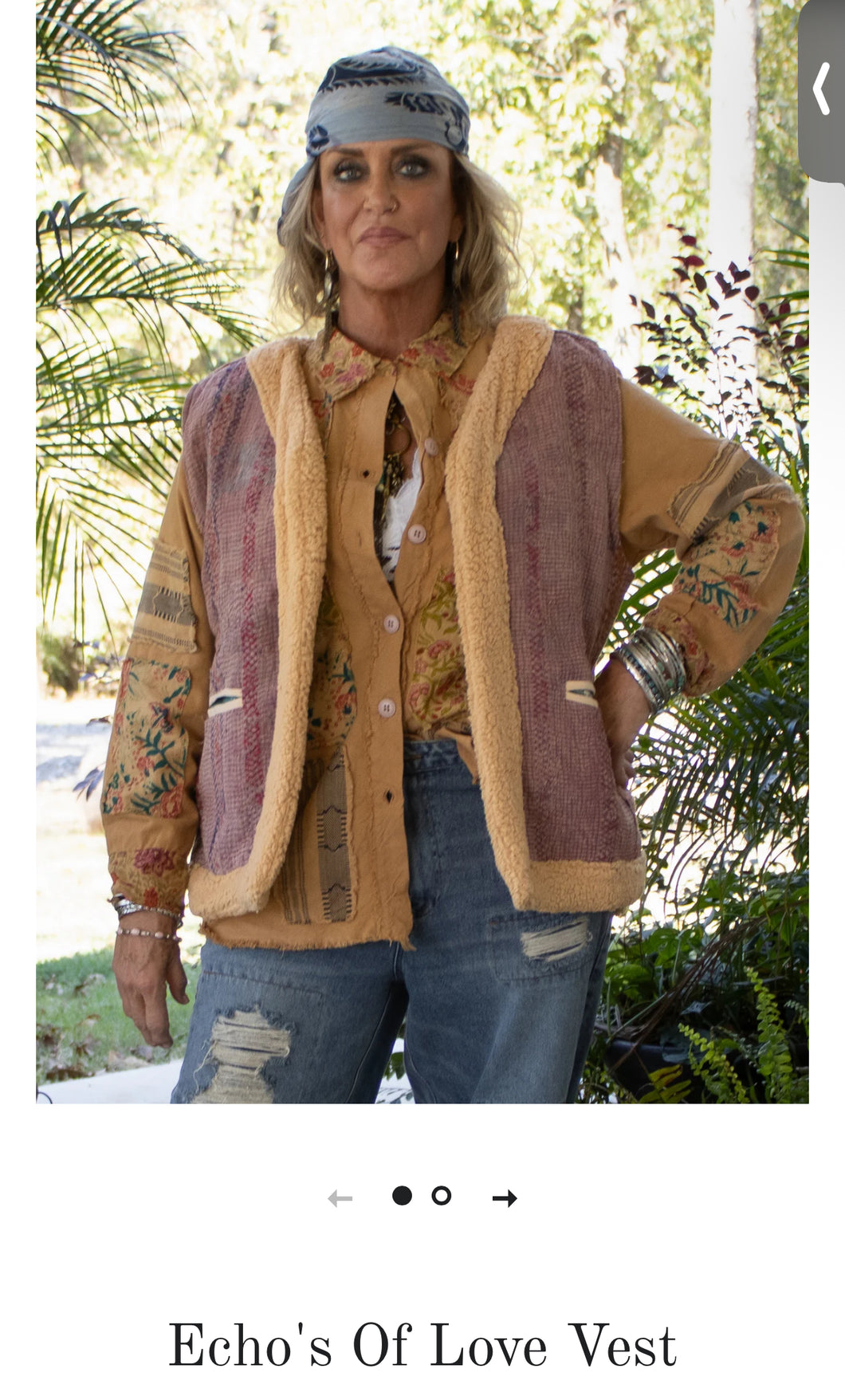 Jaded Gypsy - Echo's Of Love Vest