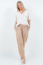 Load image into Gallery viewer, j. Her - Mineral Wash Eyelet Pocket Straight Pants
