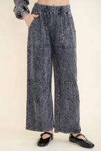 Load image into Gallery viewer, j. Her - Mineral Wash Eyelet Pocket Straight Pants
