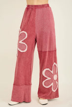 Load image into Gallery viewer, J. Her - Mineralwashed Halfcut Daisy Terry Thermal Pants
