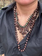 Load image into Gallery viewer, HC - Collar Jade Stone &amp; Brown Pearl Necklace
