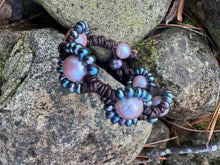 Load image into Gallery viewer, HC - Sunflower Pink Pearls Bracelet 14mm
