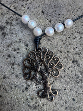 Load image into Gallery viewer, HC - White Pearls Tree Necklace
