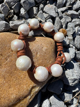 Load image into Gallery viewer, HC - Love Never End White Pearl Bracelet 14mm
