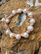 Load image into Gallery viewer, HC - His Love Never Ending White Pearls Bracelet
