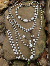 Load image into Gallery viewer, HC - Double Strand Angel Love White Pearls Bracelet
