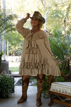 Load image into Gallery viewer, Jaded Gypsy - Soft Ruffle Skies Tunic
