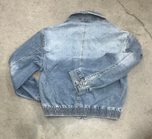 Load image into Gallery viewer, HCB - RHINESTONE DENIM JACKET
