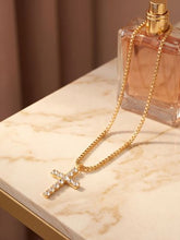 Load image into Gallery viewer, SORRELLI - Christina Cross Pendant Necklace

