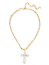 Load image into Gallery viewer, SORRELLI - Christina Cross Pendant Necklace
