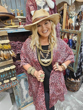 Load image into Gallery viewer, A Rare Bird - Distressed Leopard Kimono
