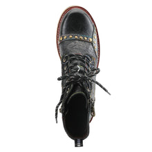 Load image into Gallery viewer, L'ARTISTE - RUGUP BOOTIES - Black Leather Combo
