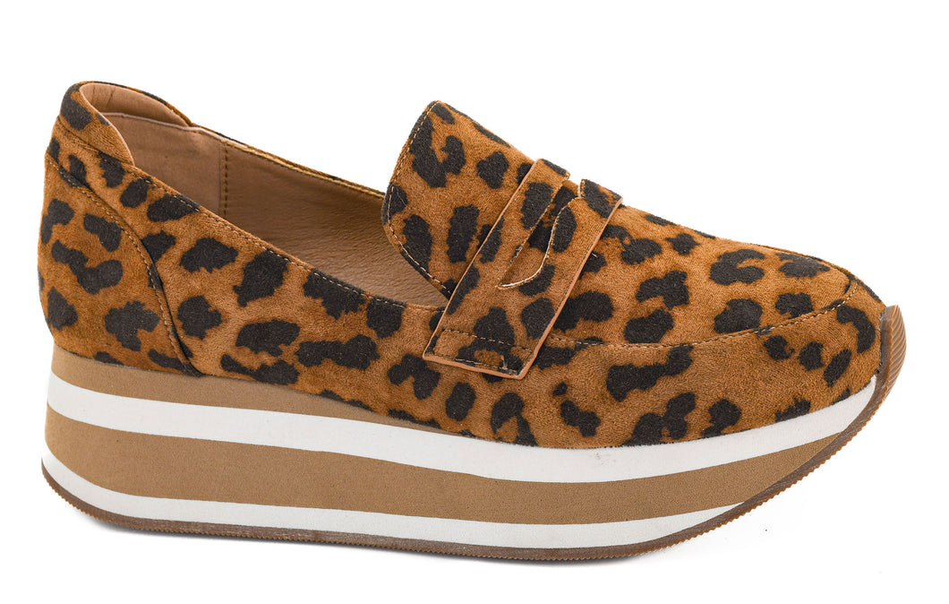 Corkys - Sheesh Leopard Faux Suede Shoes