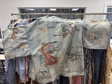 Load image into Gallery viewer, HCB - Dragon Patchwork Denim Kimono PREODER Ship 11/15
