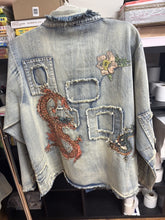 Load image into Gallery viewer, HCB - Dragon Patchwork Denim Jacket PREODER Ship 11/15
