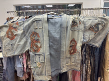 Load image into Gallery viewer, HCB - Dragon Patchwork Denim Kimono PREODER Ship 11/15

