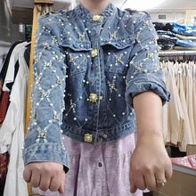Load image into Gallery viewer, HCB - BLING DENIM JACKET
