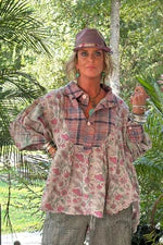 Jaded Gypsy - Harvest Treasures Tunic - Plum Floral