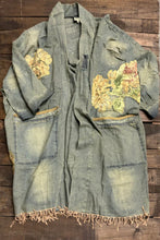 Load image into Gallery viewer, Jaded Gypsy - Floral Skies Duster
