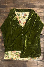 Load image into Gallery viewer, Jaded Gypsy - Evening Whisper Velvet Jacket - Chartreuse
