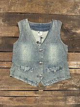 Load image into Gallery viewer, Jaded Gypsy - Alluring Dreams Vest - Chambray
