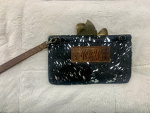 Load image into Gallery viewer, A Rare Bird - Clutch Crossbody- Black and Silver
